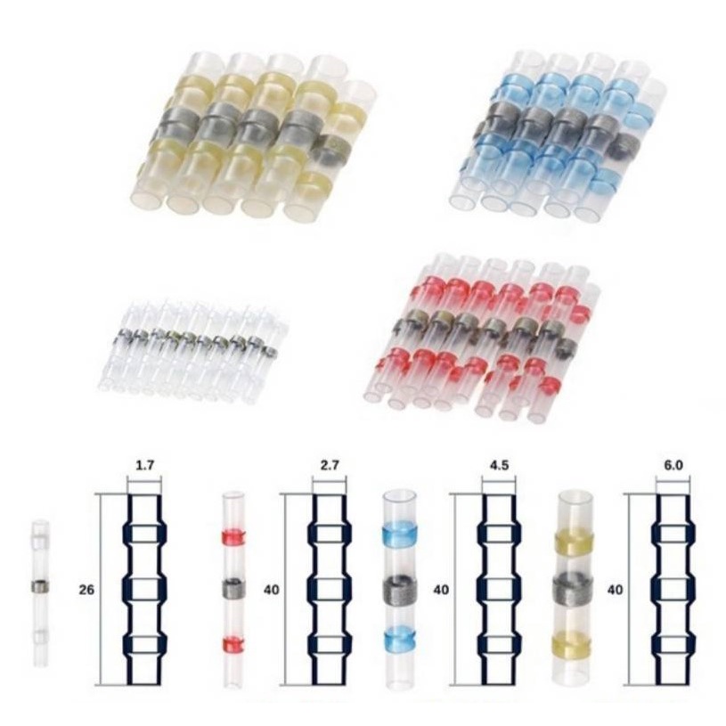 ท่อหดตะกั่ว แหวนตะกั่วกันน้ำ หัวเชื่อมต่อสายไฟ บัดกรีสายไฟ - รูปที่ 4