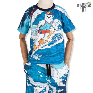 MUUNIQUE JP. Set Kids เสื้อยืด+กางเกงเด็ก รุ่น Bearsulf JP-153