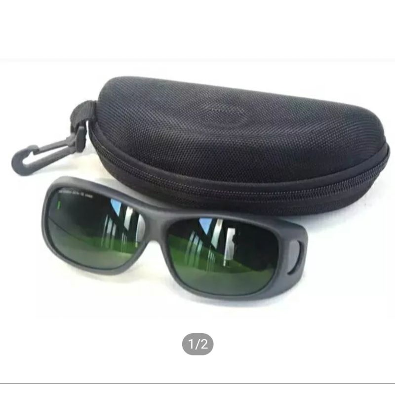 IPL laser glass แว่นเลเซอร์เขียวขี้ม้า เลเซอร์เพื่อความงาม ไม่รวม diode กันยูวี แสงอินฟลาเรด ไม่เกิน