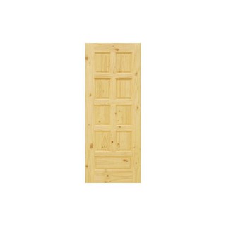 ประตู ไม้สน NZ D2D ECO PINE-002 80x200CM | D2D | ประตูไม้สนNZ D2D ECO บานประตู ประตู ประตูและหน้าต่าง ประตู ไม้สน NZ D2D