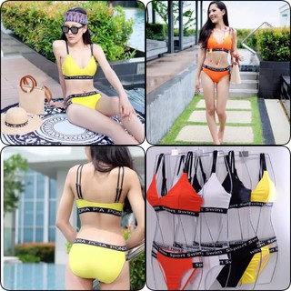 ชุดว่ายน้ำ Sport Girl สีสุดแซ่บ**สอบถามก่อนสั่งนะคะ**