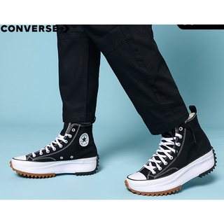 Converse ใหม่ รองเท้าผ้าใบแพลตฟอร์ม ข้อสูง สําหรับผู้หญิง -346