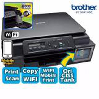 BROTHER DCP-T510W + INK TANK เครื่องพิมพ์อิงค์เจ็ทระบบรีฟิลแท็งค์ซิสเต็ม (เติมหมึกเองได้) 3in1 พิมพ์/ถ่ายเอกสาร/สแกน เชื