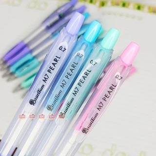 Quantum ปากกา ตราช้าง M5 007 50/12 ด้าม 0.5/0.7ปากกา โหล กระปุก ปากกาลูกลื่น สีแดง หมึกสีน้ำเงิน
