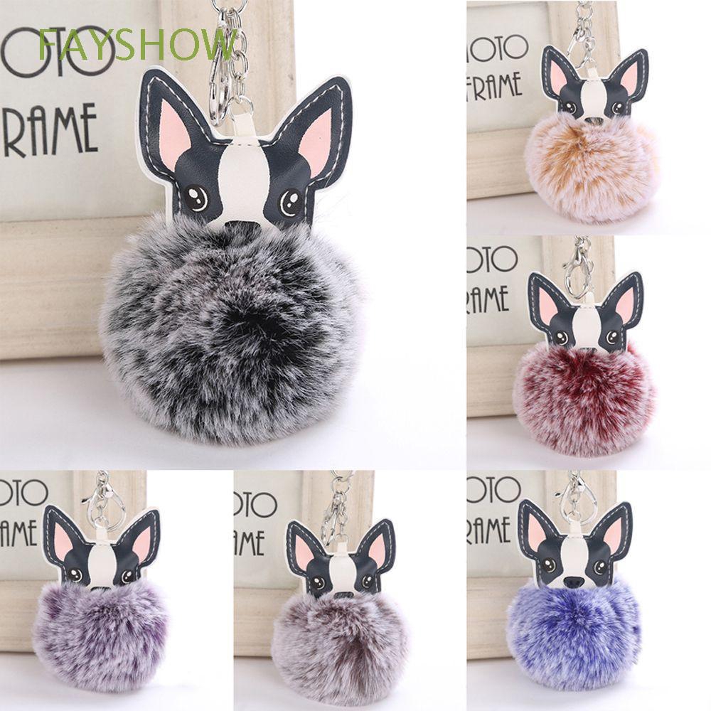 New Fashion Jewelry Car Handbag Pendant Key Buckle Fluffy Keychain ...