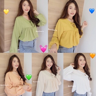 💓mayylody💓 เสื้อแขนตุ๊กตา แต่งกุ้นคอ น่ารักๆ🌻💕✨🌸