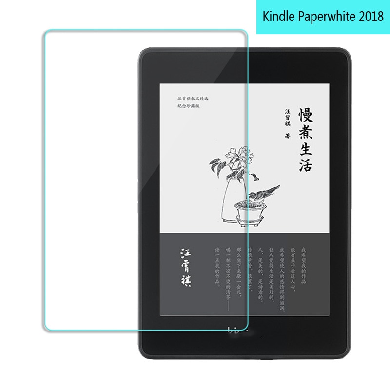 กระจกนิรภัยป้องกันหน้าจอสําหรับ Kindle Paperwhite 2 3 4 2018 Kindle LITE 2019ฟิล์มป้องกันแท็บเล็ต