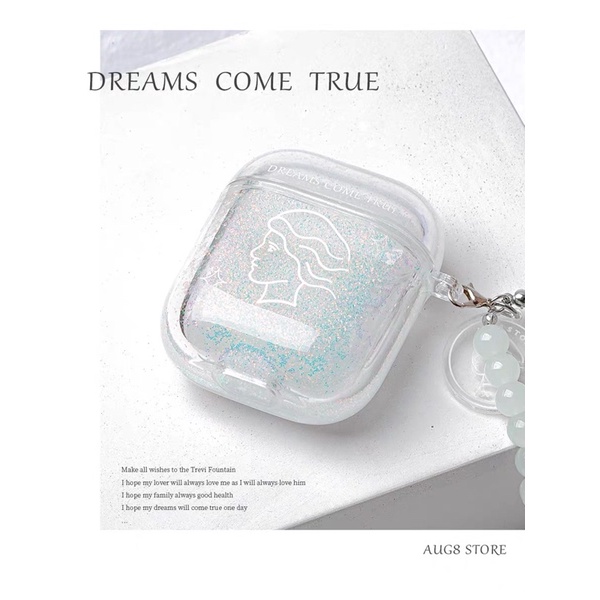 พร้อมส่ง Airpods case รุ่น 1/2✨ เคส Airpods เคสกลิตเตอร์ Wishing pool จากแบรนด์ Aug8store