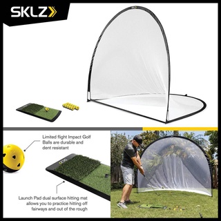 SKLZ - Home Driving Range Kit ตาข่ายไดร์ฟกอล์ฟ ขนาด 7 ฟุต GnLt