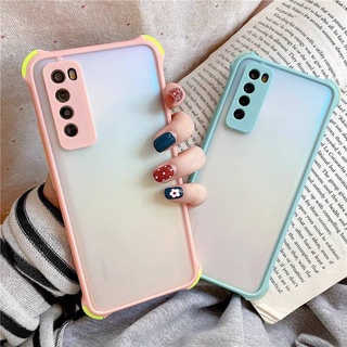 ｛ส่งจากไทย}​เคสขอบสีหลังขุ่น​ Tecno Pouvori4 Camon16 Spark6GO A56 S5pro เคสกันกระแทกกันกล้องกันมุม