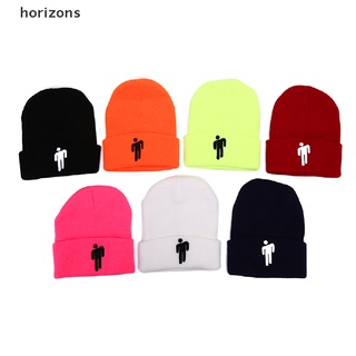 [horizons] Billie Eilish Beanies หมวกบีนนี่ลําลอง ผ้าถัก ปักลาย ให้ความอบอุ่น แฟชั่นฤดูหนาว สไตล์ฮิปฮอป