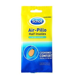 พร้อมส่ง💥Scholl Air-Pillo Half Insoles 1 คู่