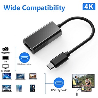 USB C TO HDMI Adapter 4K 60Hz ตัวแปลง Type C to HDMI Adapter (4K)  Converter อะแดปเตอร์ HDTV