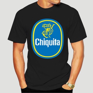 [S-5XL]เสื้อยืด พิมพ์ลายโลโก้กล้วย Chiquita ตลก สําหรับผู้ชาย 3545X