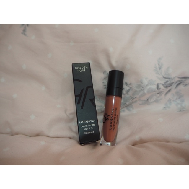 Golden rose matte liquid lipstick kiss proof no.16