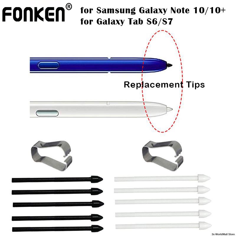 Fonken ชุดเครื่องมือปากกาสไตลัส หัว S สําหรับ Samsung-Galaxy Tab S6 Tab S7 T970 T860 T865 Nibs Tab S6 lite