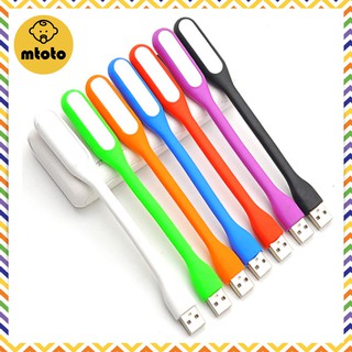 MTOTO (1 ชิ้น/แพ็ค) USB LED USB พลังงานไฟ LED สามารถดัด USB แบบพกพาแสงไฟกลางคืน LED Light Lamp