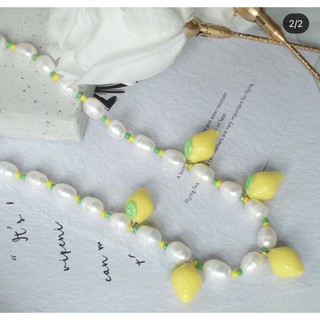 🔥สินค้าพร้อมส่ง🔥 Tropicana mango necklace สร้อยแฟชั่น ไปทะเล ซัมเมอร์นี้