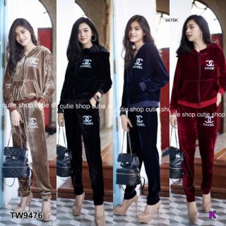 Set Jacket เสื้อแจ็คเก็ต ซิปหน้า มีฮู้ท