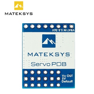 Matek SERVO PDB พร้อม BEC 5.5-36V TO 5-8.2V สําหรับเครื่องบินบังคับวิทยุ ปีกคงที่ DIY