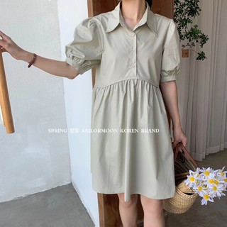 ker037# plain dress.