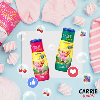 แป้งเด็กแคร์รี จูเนียร์ Carrie Junior Baby Powder ปกป้องผิวบอบบางของทารก ป้องกันความเปียกชื้นให้รู้สึกแห้งสบายตลอดวัน