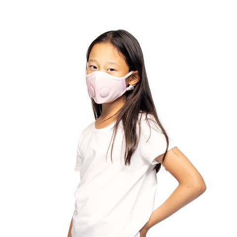 AIRINUM | URBAN AIR MASK 2.0 FOR KIDS | PEARL PINK