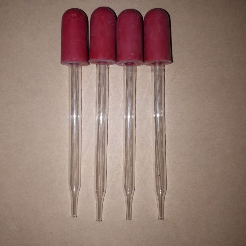 หลอดหยดพร้อมจุกยาง (dropper) หลอดแก้วนำก๊าซ (ราคาต่อ 1 ชิ้น)