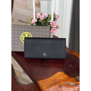 (แท้ 💯%‼) 💕 TORY BURCH Robinson Envelope Continental Wallet