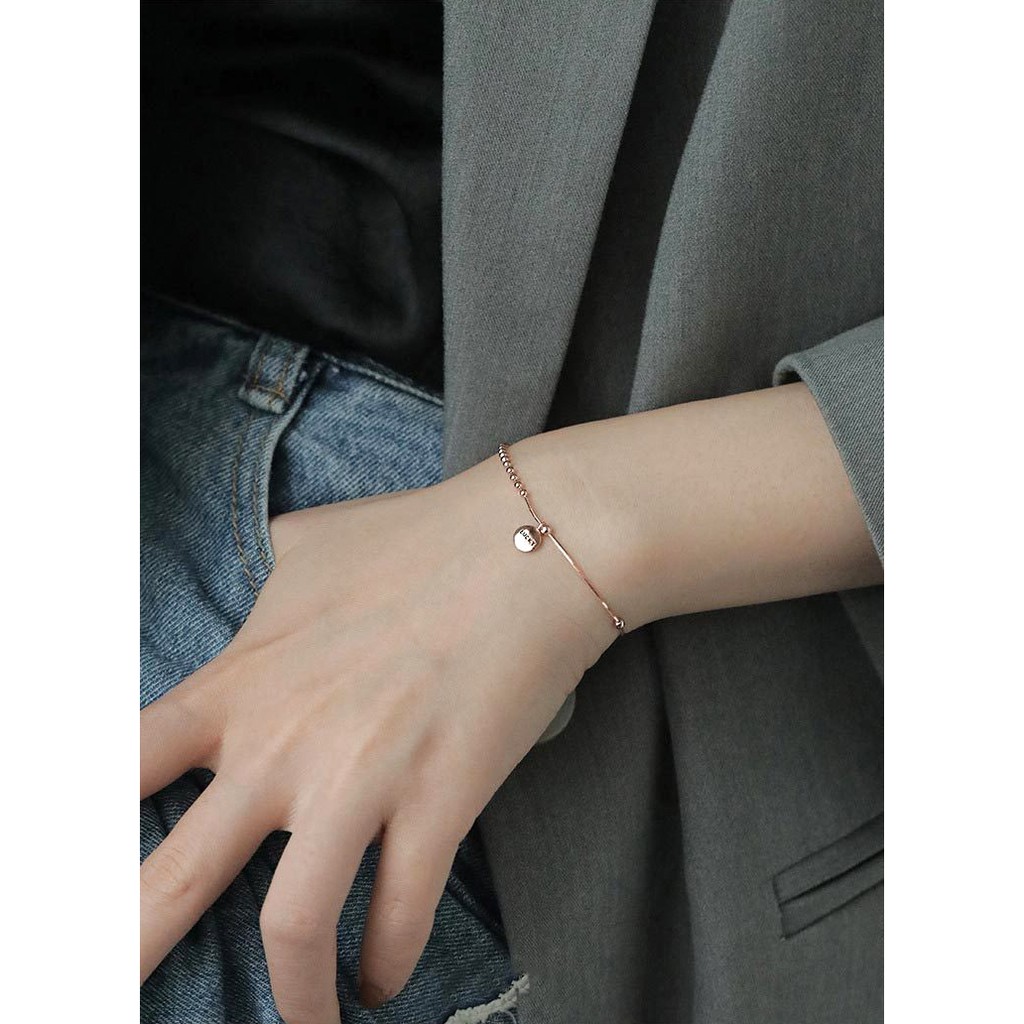 สร้อยข้อมือ สร้อย สร้อยเงิน 925 Mini Lucky เครื่องประดับแฟชั่น สร้อยข้อมือโชคดี สร้อยข้อมือแฟชั่น ❤สินค้าพร้อมส่ง❤