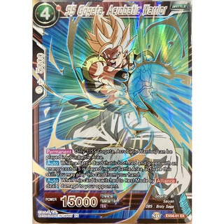 [ของแท้] SS Gogeta, Acrobatic Warrior (EX) EX04-01 การ์ดดราก้อนบอล Dragon Ball Super Card Game