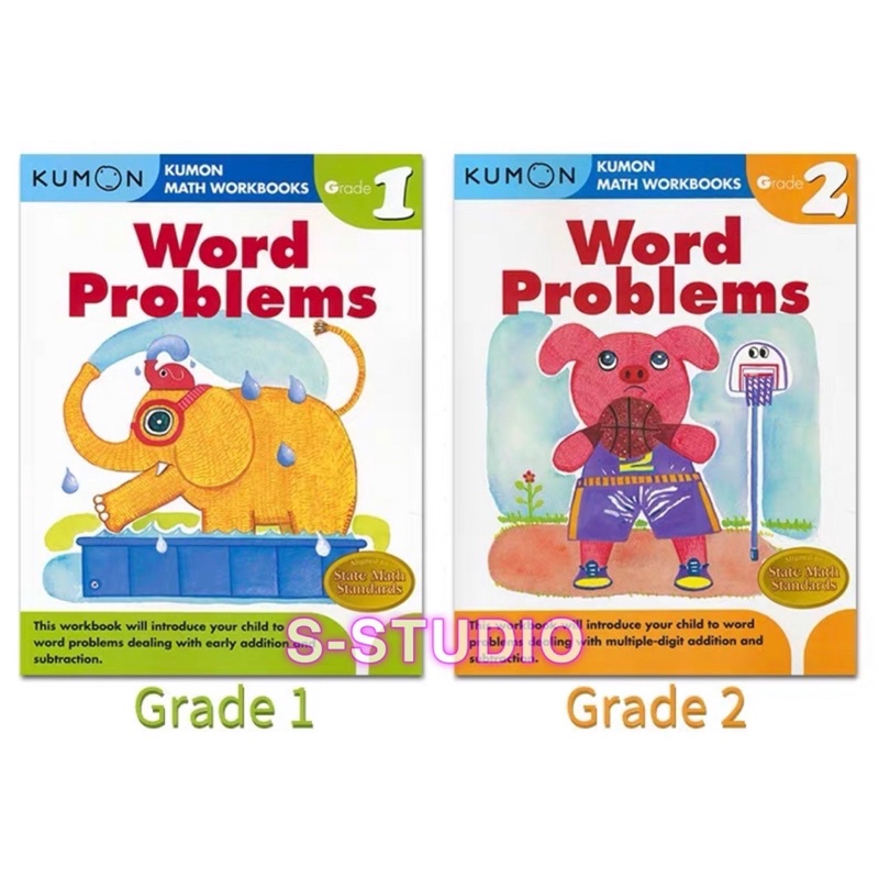 Kumon Math Kumon Word Problems for Grade 1-6