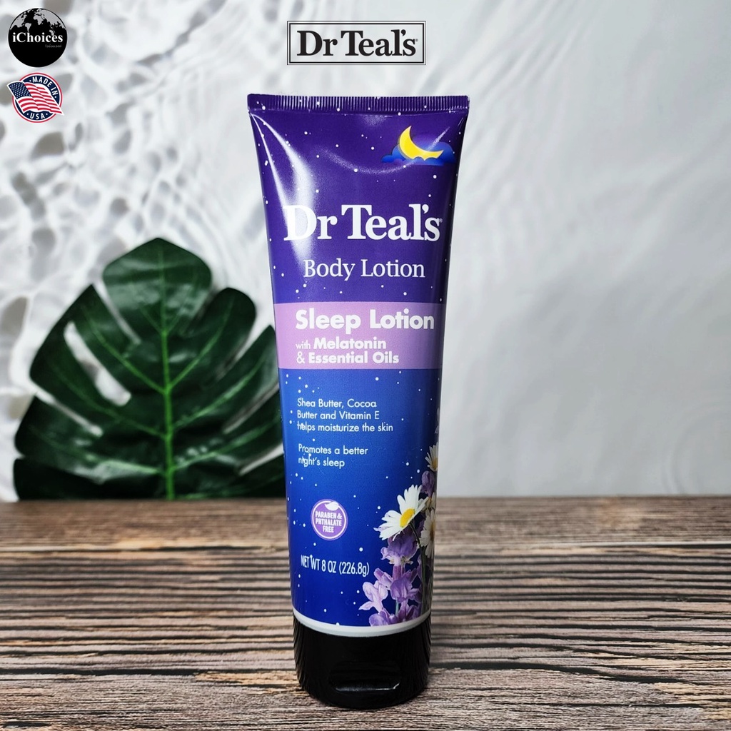 [Dr Teal's] Body Lotion Sleep with Essential Oils 226.8 g บอดี้โลชั่น