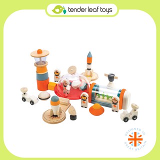 Tender Leaf Toys ของเล่นไม้ ของเล่นบทบาทสมมติ ชุดสถานีอวกาศ Life on Mars Set