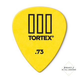 ปิ๊กกีตาร์ Dunlop รุ่น TORTEX TIII เต่าเหลือง 0.73 mm (Made in USA)