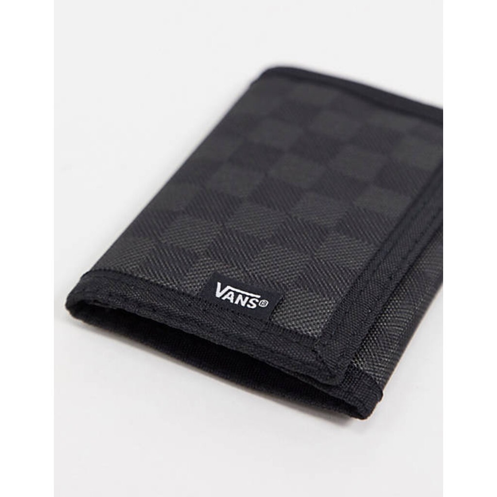 กระเป๋าสตางค์ Vans Slipped Wallet - Black/Mesh Grey ของแท้ พร้อมส่งจากไทย