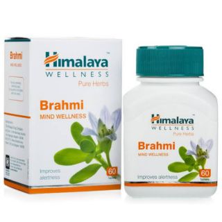 Himalaya Brahmi บำรุงสมอง ช่วยในการผ่อนคลาย ขนาด60เม็ด