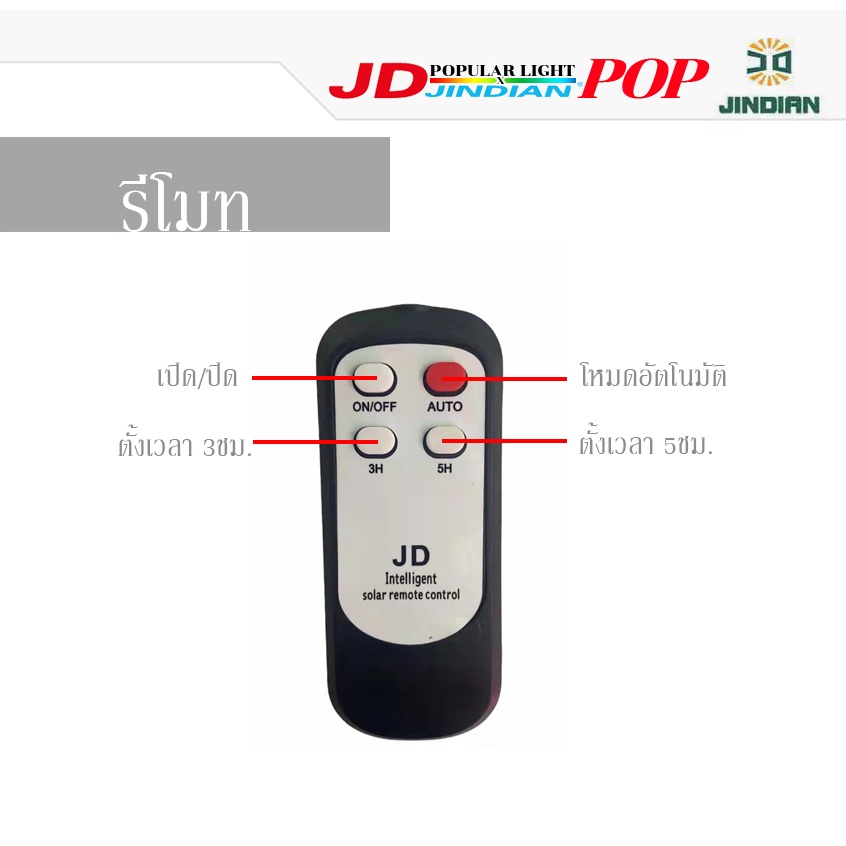 JD-L Series JDแท้รุ่นพี่อั้ม สปอตไลท์โซล่าเซลล์ 8825L,8840L,8860L,8800L,8200L,8300Lพลังงานแสงอาทิตย์ - รูปที่ 6