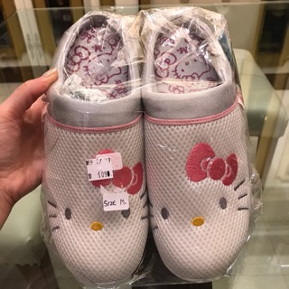🎉🎉#รองเท้าลำลองสวมHelloKitty ขอบเทา