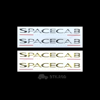 สติ๊กเกอร์ ติดกระจกแค๊ป SPACECAB THE GOLDEN POWER ดราก้อนอาย TFR ปี 1997 (ขายเป็นคู่) ISUZU อีซูซุ DRAGON STICKER