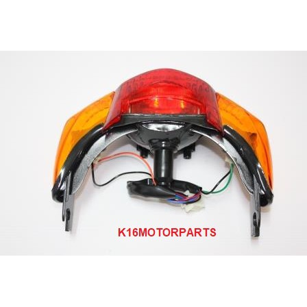 ไฟท้าย ชุด เพชร (ไฟท้ายสีเเดง-เลี้ยวสีส้ม) SMASH-D (ปี 2003) # 4631-433-ZRO # HMA - รูปที่ 3