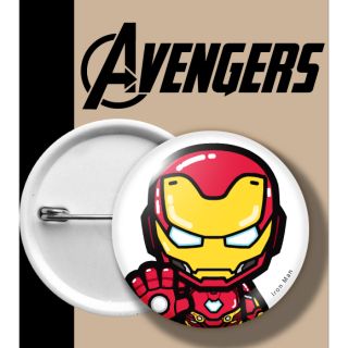 เข็มกลัด การ์ตูน อเวนเจอร์ส อินฟินิตี้วอร์ส BADGE AVENGERS INFINITY WARS AVENGER 3 IRON MAN ไอรอนแมน