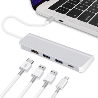 ฮับ Type-C 4 in 1 USB 3.0 HDMI PD Hub