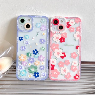 เคสโทรศัพท์ซิลิโคน TPU แบบนิ่ม ลายดอกไม้น่ารัก สําหรับ Huawei P30 P40 pro Lite Mate 20 30 40 pro Nova 7se 7 se 7i 4E 5T 8 y9s y9 prime 2019