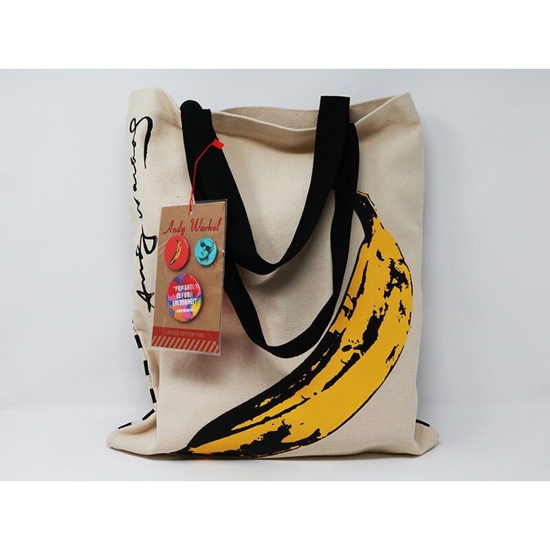 กระเป๋าผ้า Andy Warhol banana tote bag