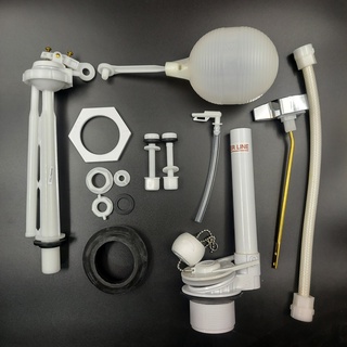 KARAT อุปกรณ์ถังพักน้ำรุ่นไซฟ่อนเซฟพร้อมมือบิด Tank Hardware Kit - Siphon Save 1084101-SP-CP