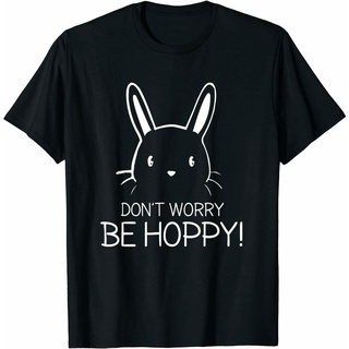 ใหม่ เสื้อยืดลําลอง แขนสั้น พิมพ์ลายกระต่าย I Rabbit น่ารัก