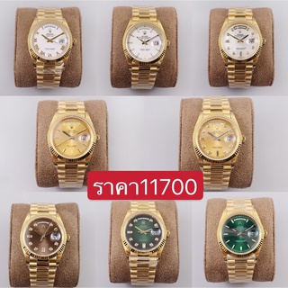 พรี​ ราคา12300 Rolex Day-Date 36mm​ผู้หญิง​ นาฬิกาแฟชั่น ผู้ชาย m128238 นาฬิกาแบรนด์เนม เงิน แ