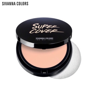 แป้งพัฟหน้าเด้ง Sivanna Super Cover Two Way Cake HF201