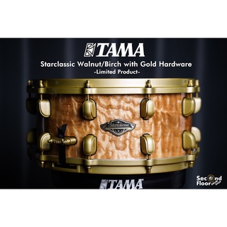 กลองสแนร์ TAMA Starclassic Walnut/Birch With Gold Hardware Limited-Edition